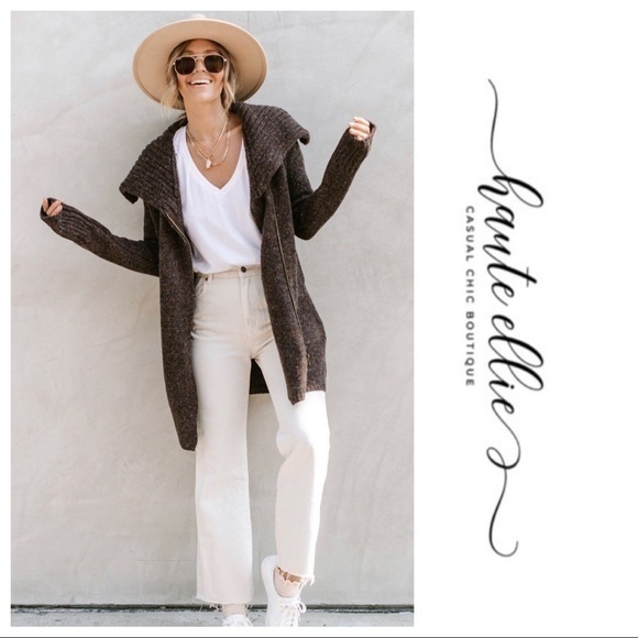 “RAISEN” Cane Zip Front Chunky Coatigan Sw… - Picture 1 of 7